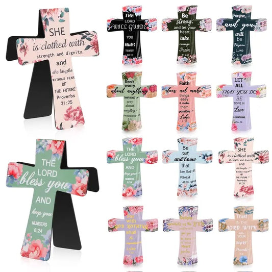 🔥LAST DAY 50% OFF -📖12 Pcs Magnetic Cross Bookmarks Gifts for Bible Study. ✝️ D01