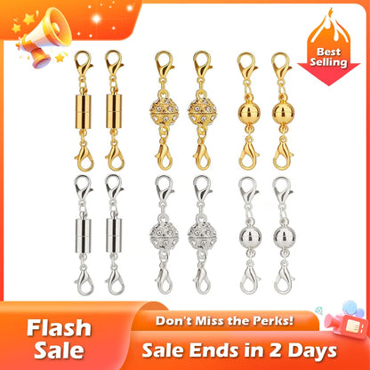 CZTICLE®  🏆Flash Sale⚡ 50K+ SOLD! Almost Gone-💥Magnetic Necklace Clasps and Closures D01
