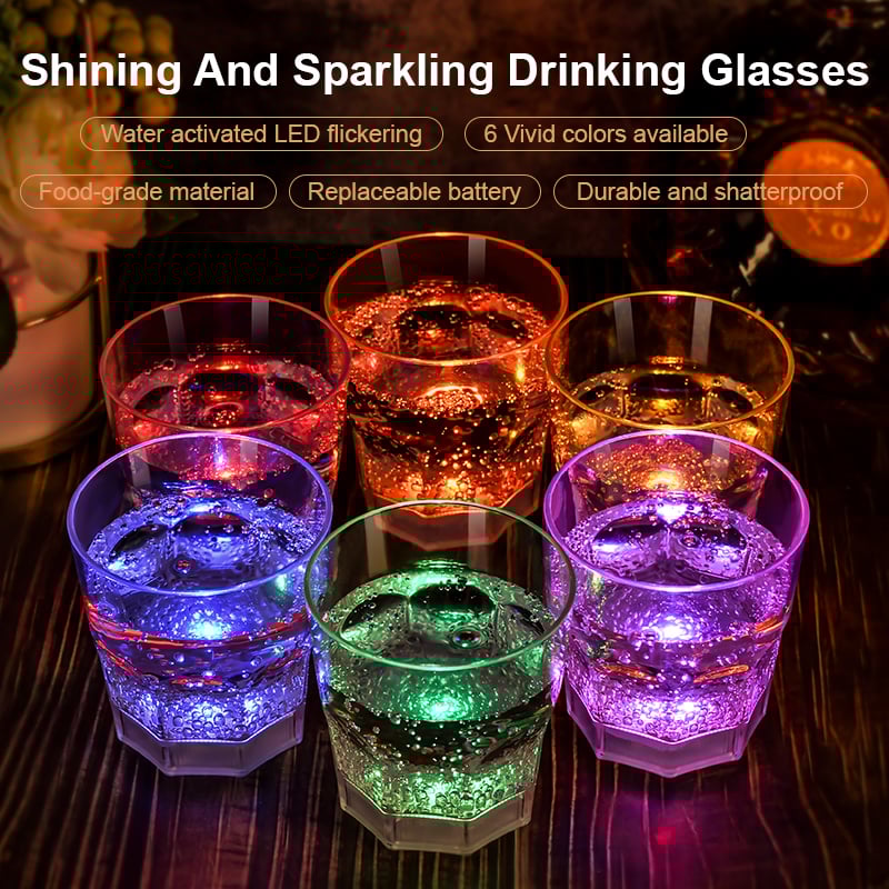 Cilifer®🔥 LED Light Up Cups Wine Champagne Glass D01