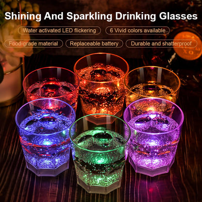 Cilifer®🔥 LED Light Up Cups Wine Champagne Glass D01