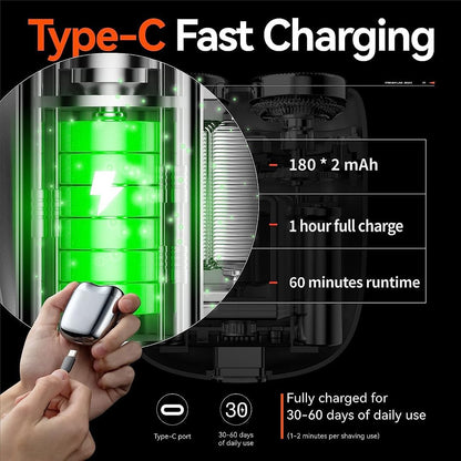 Cilifer® 🔥✨2025 New Upgrade Pocket Shaver USB Mini Shavers D02