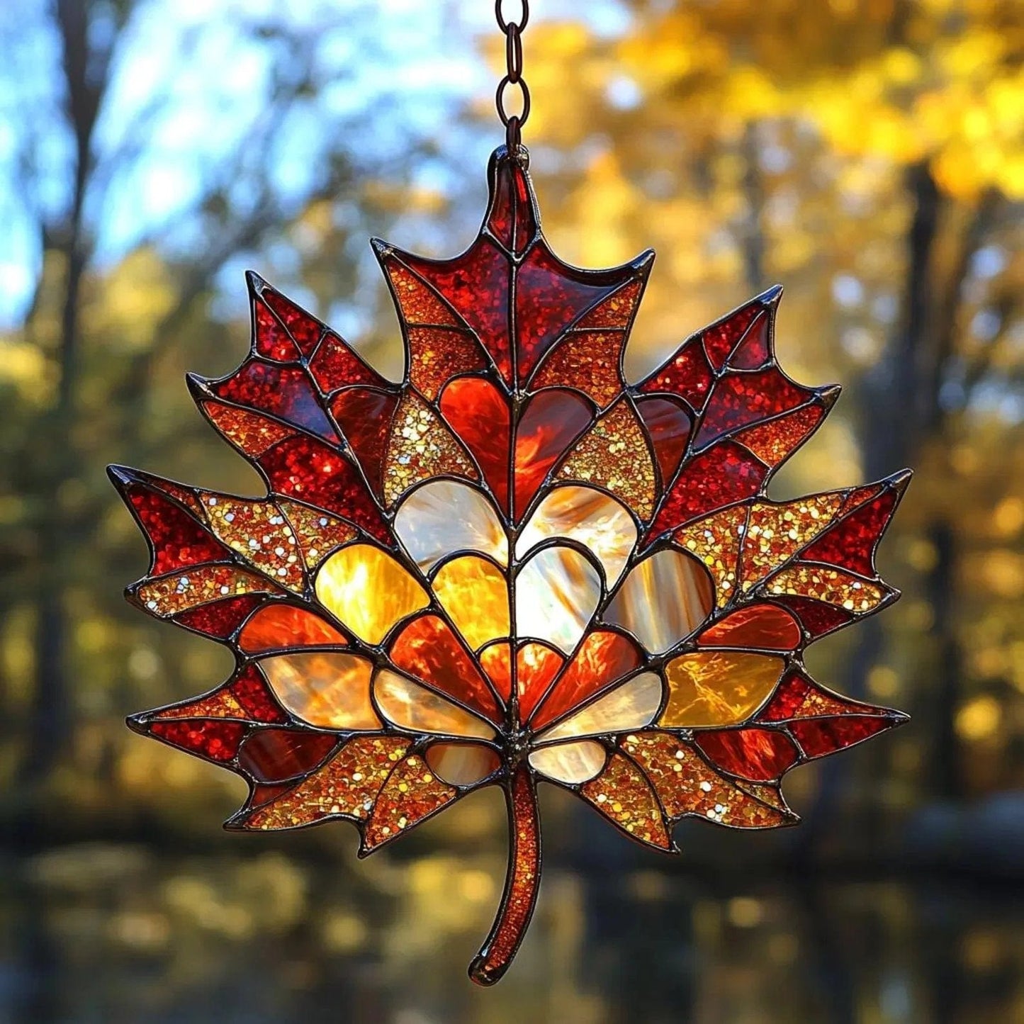 CZTICLE®🔥2025 Autumn Maple Leaf Suncatcher D01