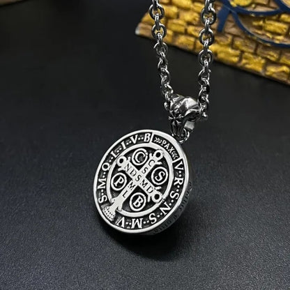 Oneswear® 🔥Last Day 50% OFF -✝️Saint Benedict Medal Pendant Necklace🎁Buy 2 Get 1 Free D01