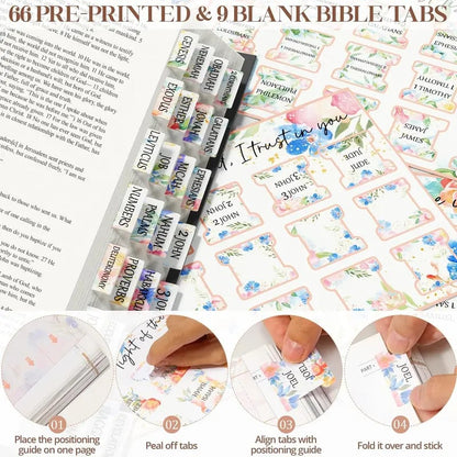 🔥LAST DAY 49% OFF-✝Floe Bible Study Fabric Storage Bag Set