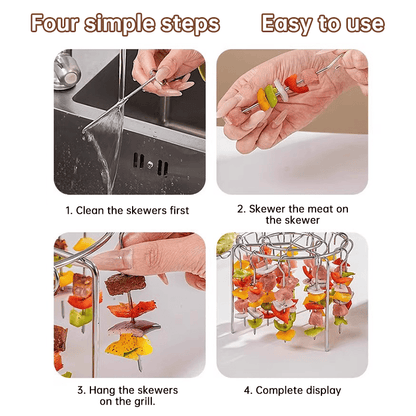 Cilifer®🔥🥩Air Fryer Barbecue Grill Vertical Barbecue Kebab🍤 D02