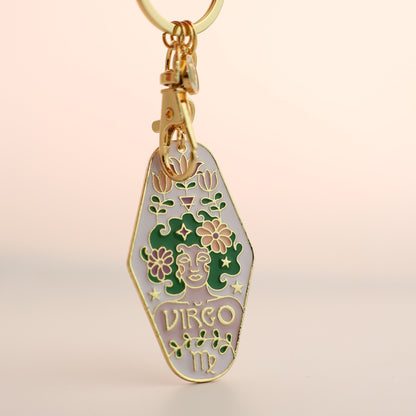 Cilifer® 🔮✨Vintage Illustrated Zodiac Keychain D01