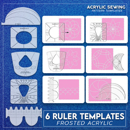 Acrylic Sewing Pattern Templates